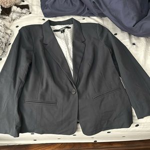 Like New never work Kensie Blazer/ Jacket in Dark Grey Large